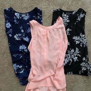 INC International Concepts Floral Blouses